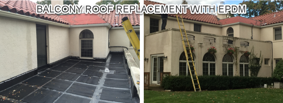 balcony roof repair replacement