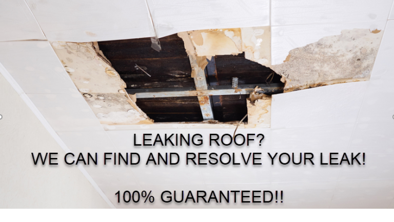 leaking roof we can help