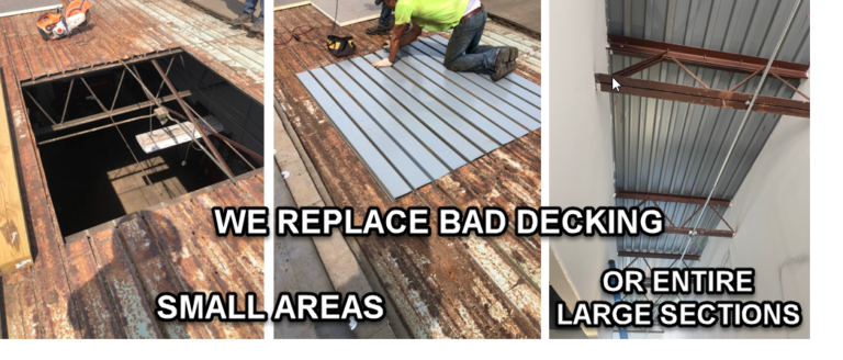 roof replacement deck repair